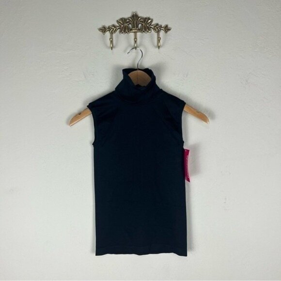 NWT Commando Black Sleeveless Turtleneck Tank Top - Picture 3 of 9